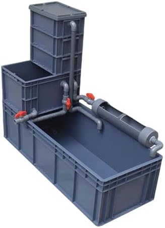 Balcony Turtle-Fish Tank with Plant Biofiltration, Grey