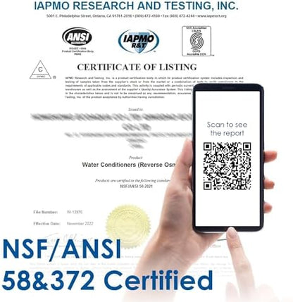 Waterdrop G3P600 Tankless Reverse Osmosis Filtration System