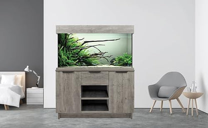 Urban Oak Aquarium with Modern Cabinet and LED Lighting