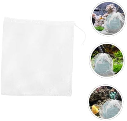 2-Pack Mesh Pouches for Protecting Aquarium Pumps