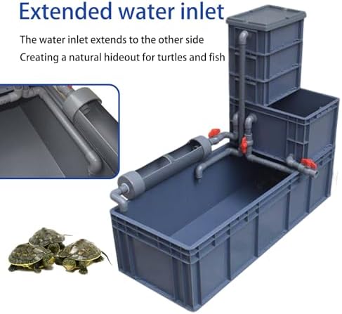 Balcony Turtle-Fish Tank with Plant Biofiltration, Grey