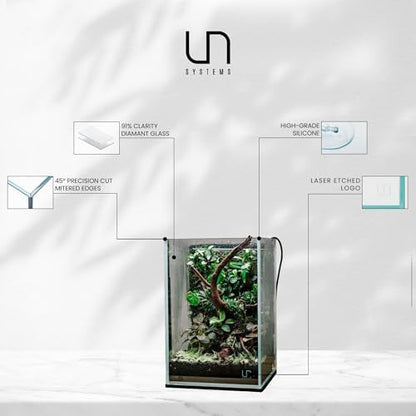 UNS 25T Ultra Clear Rimless Low-Iron Nano Tank